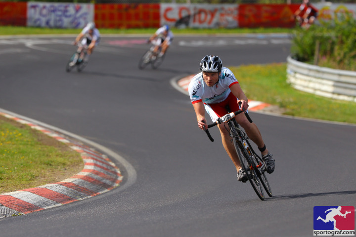 Ein Foto von Stefan Brentle während eines Radrennens